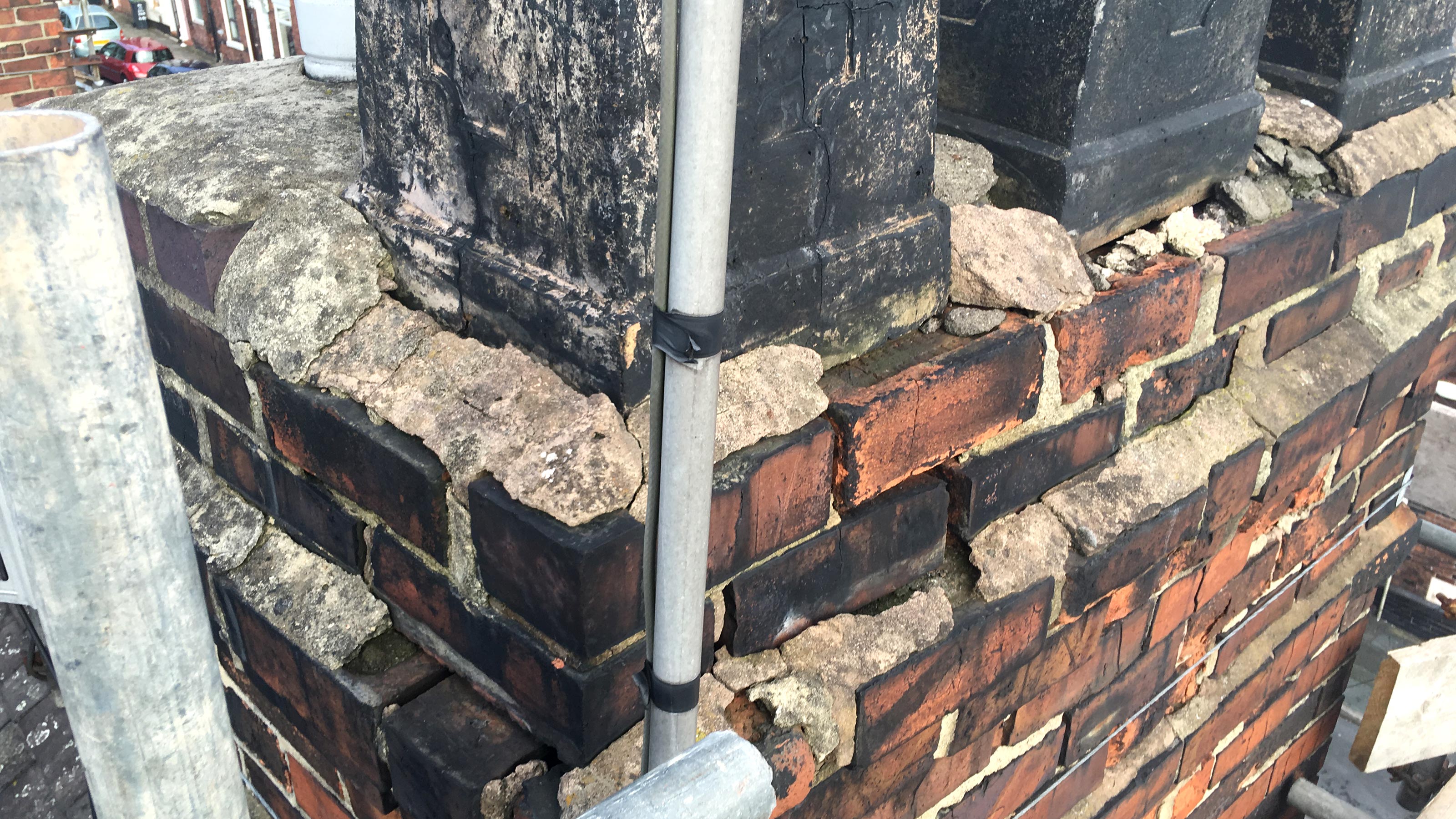 Chimney Repairs & Repointing – example 1