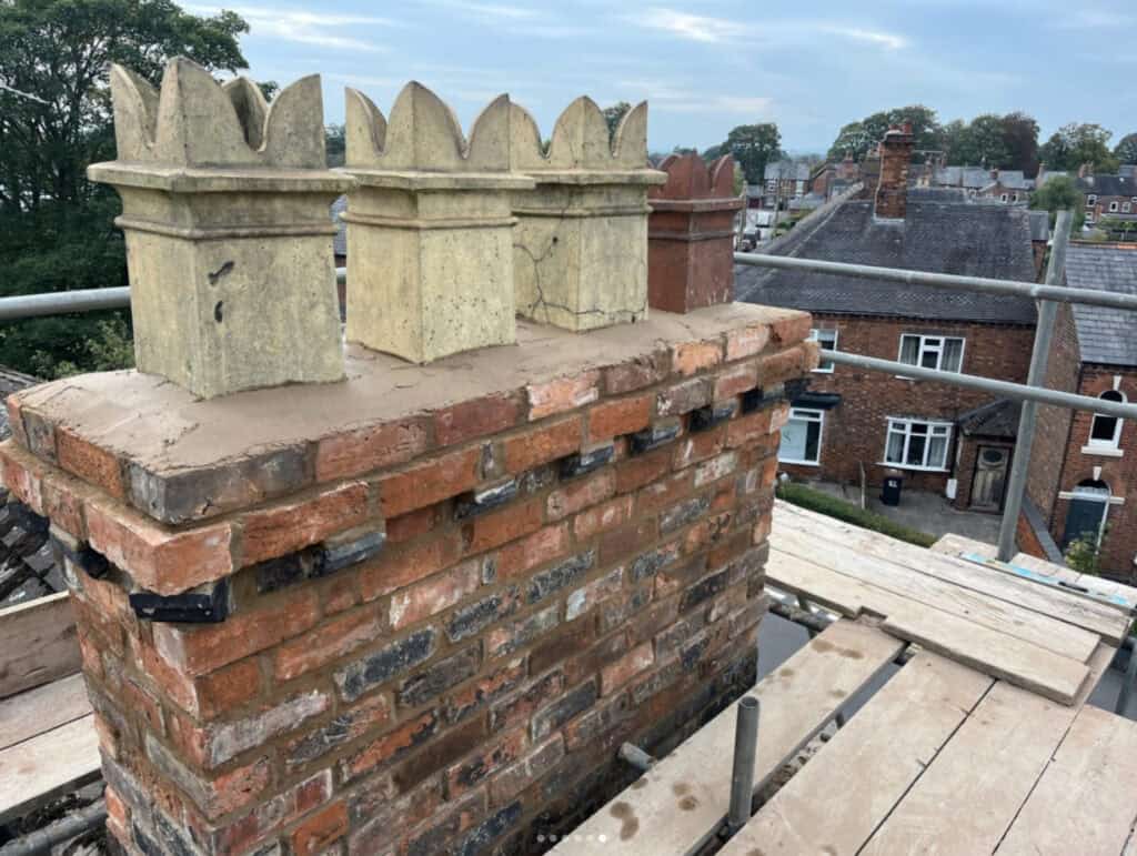 Chimney Repairs & Repointing – example 4