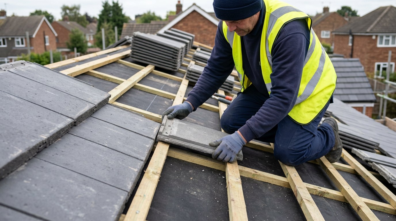 Pitched Roof Repairs & Replacement – example 1